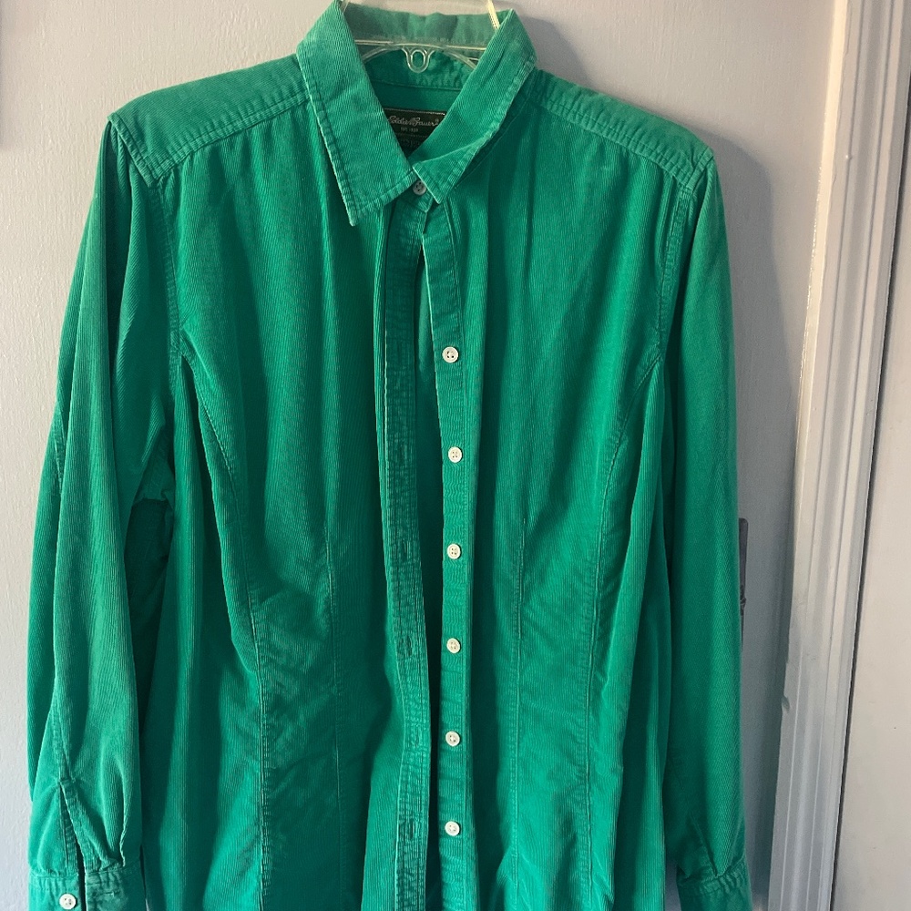 Eddie Bauer Corduroy Long Sleeve Button-up